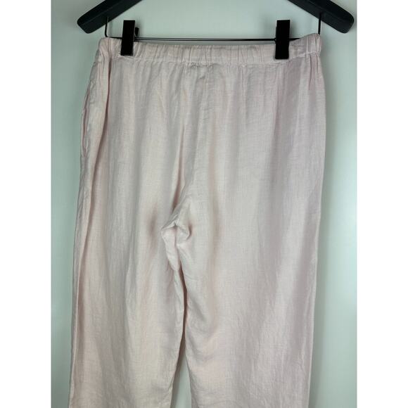 Quince 100% European Linen Pajama Set Pale Pink 2-Piece PJ Lot Women's Size XS - Picture 14 of 16
